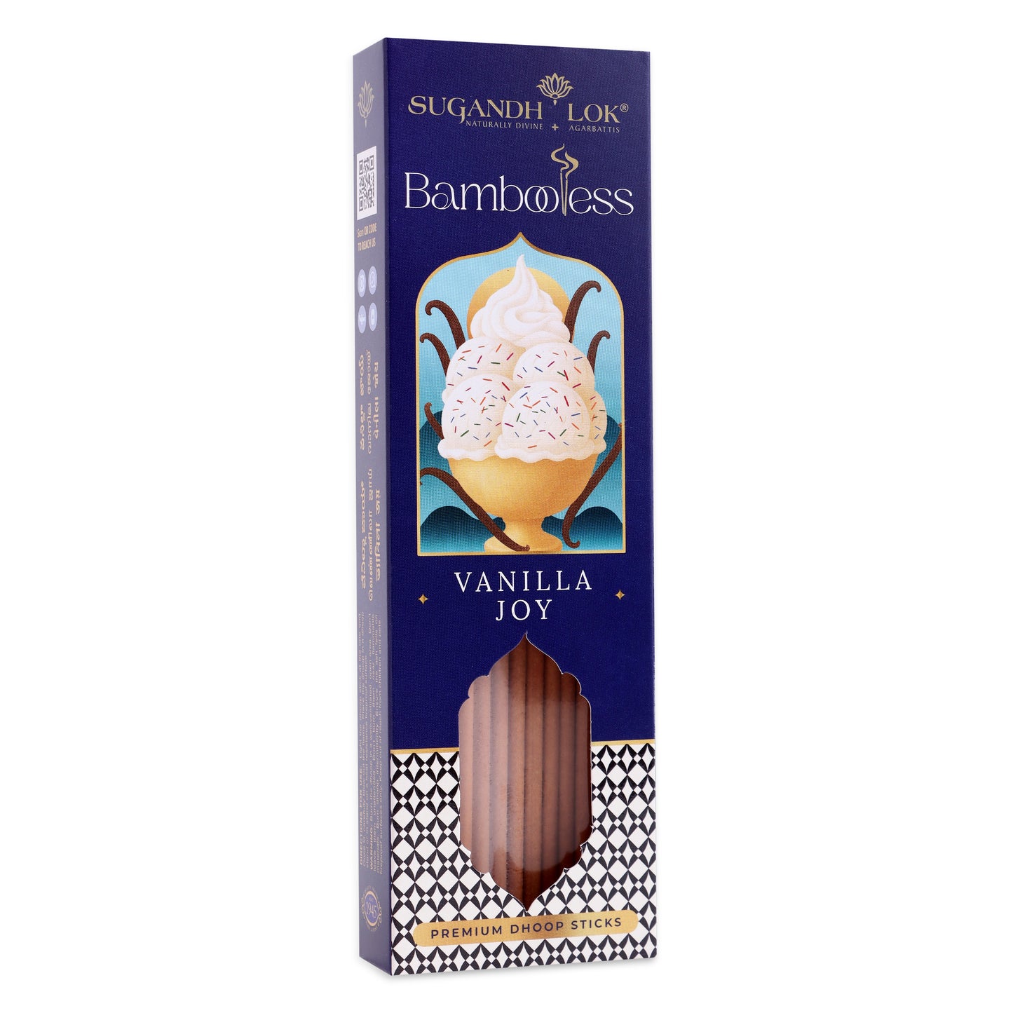 BAMBOOLESS VANILLA JOY 90 GRAMS BOX