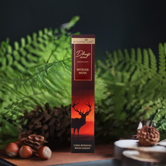 Intense Musk Premium Long Dhoop - Bamboo less