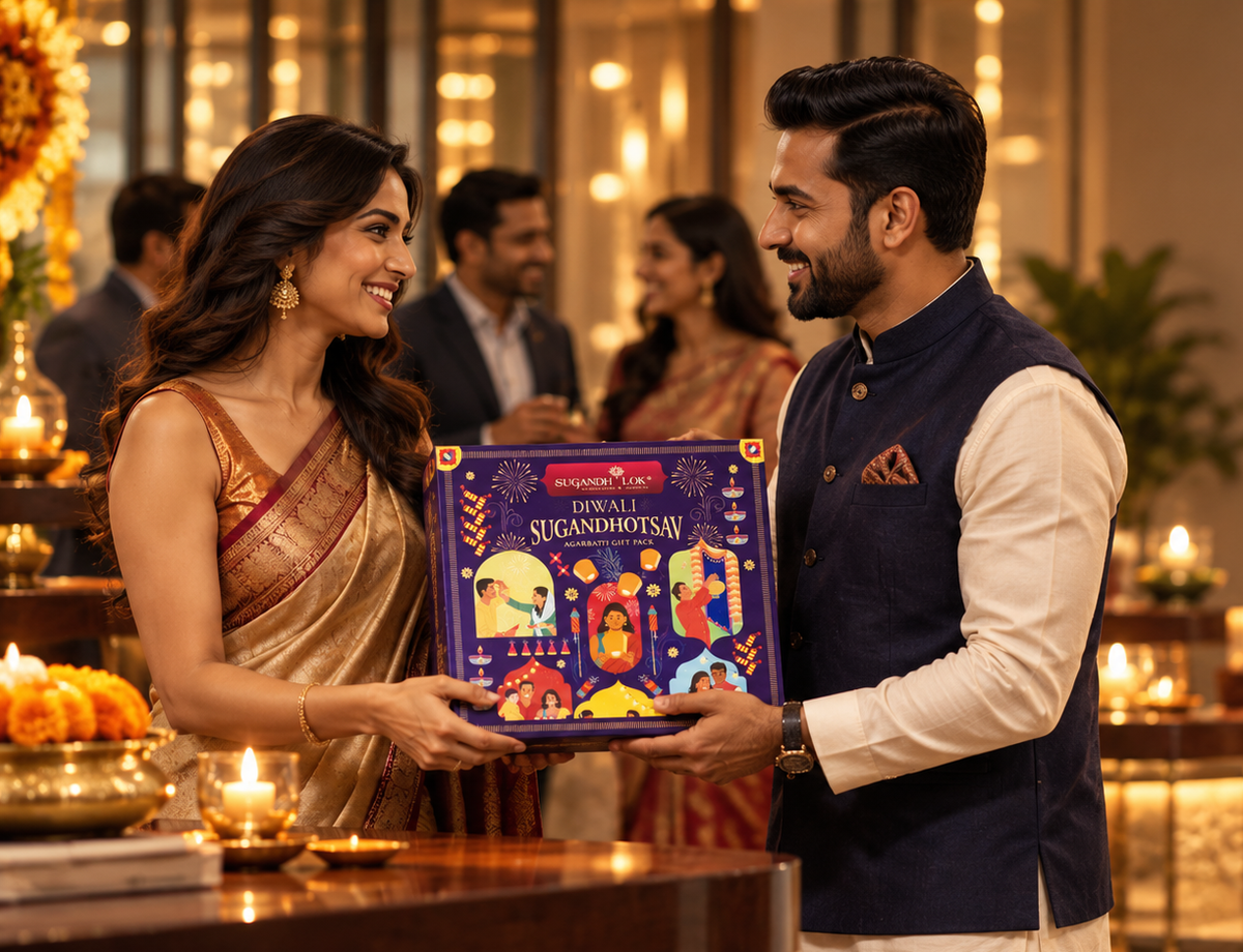 A festive Sugandh Lok Diwali gift exchange
