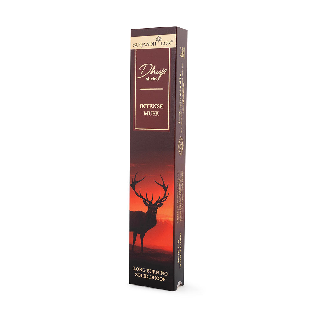 Intense Musk Premium Long Dhoop - Bamboo less