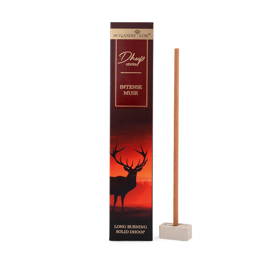 Intense Musk Premium Long Dhoop - Bamboo less