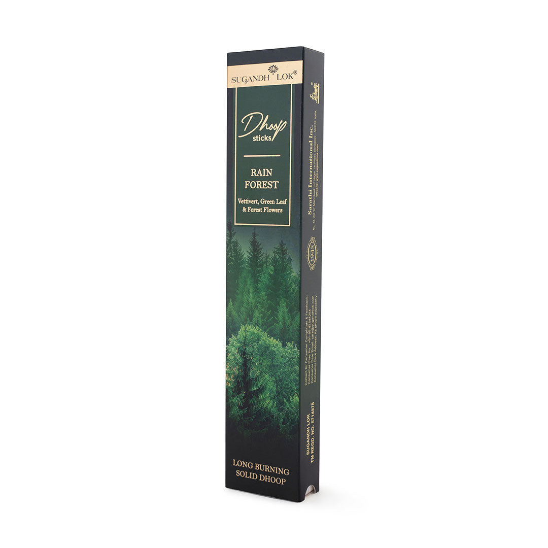 Rain Forest Premium Long Dhoop - Bamboo less