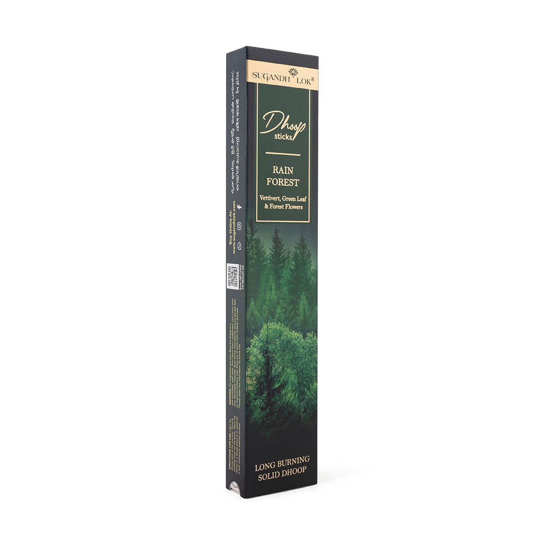 Rain Forest Premium Long Dhoop - Bamboo less