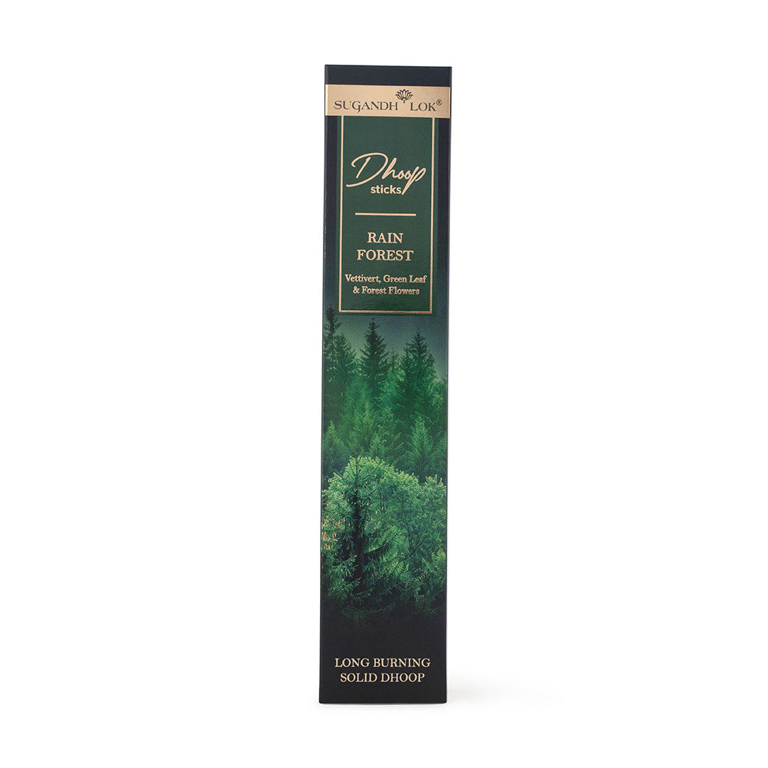Rain Forest Premium Long Dhoop - Bamboo less