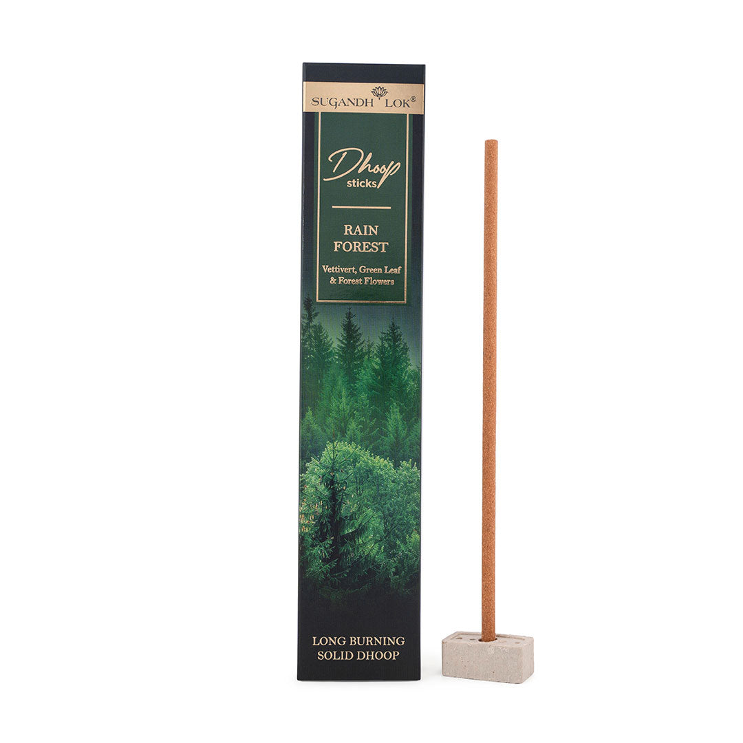 Rain Forest Premium Long Dhoop - Bamboo less