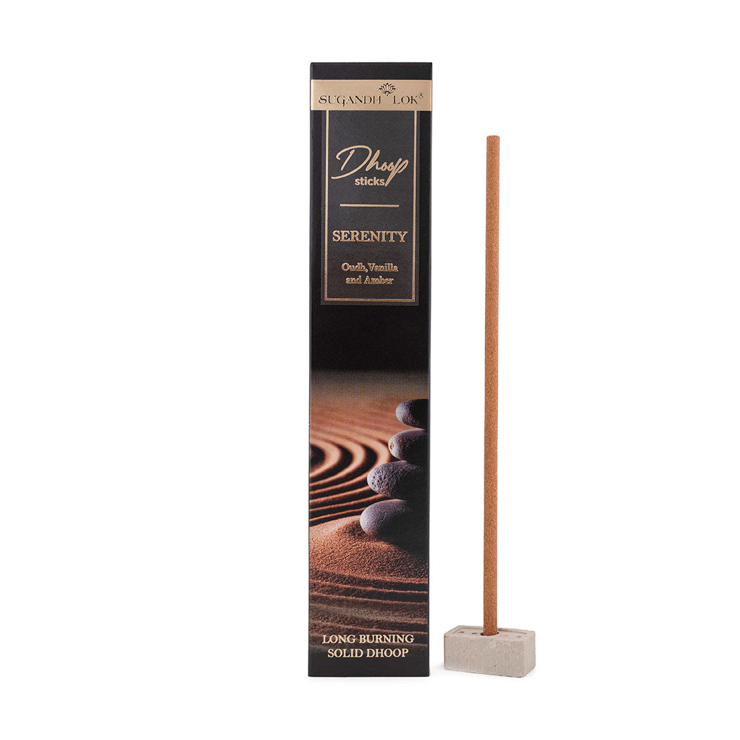 Serenity Premium Long Dhoop - Bamboo less