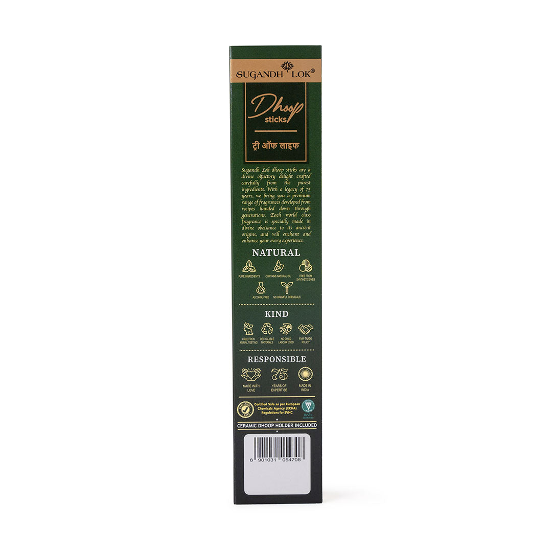 Tree of Life Premium Long Dhoop - Bamboo less