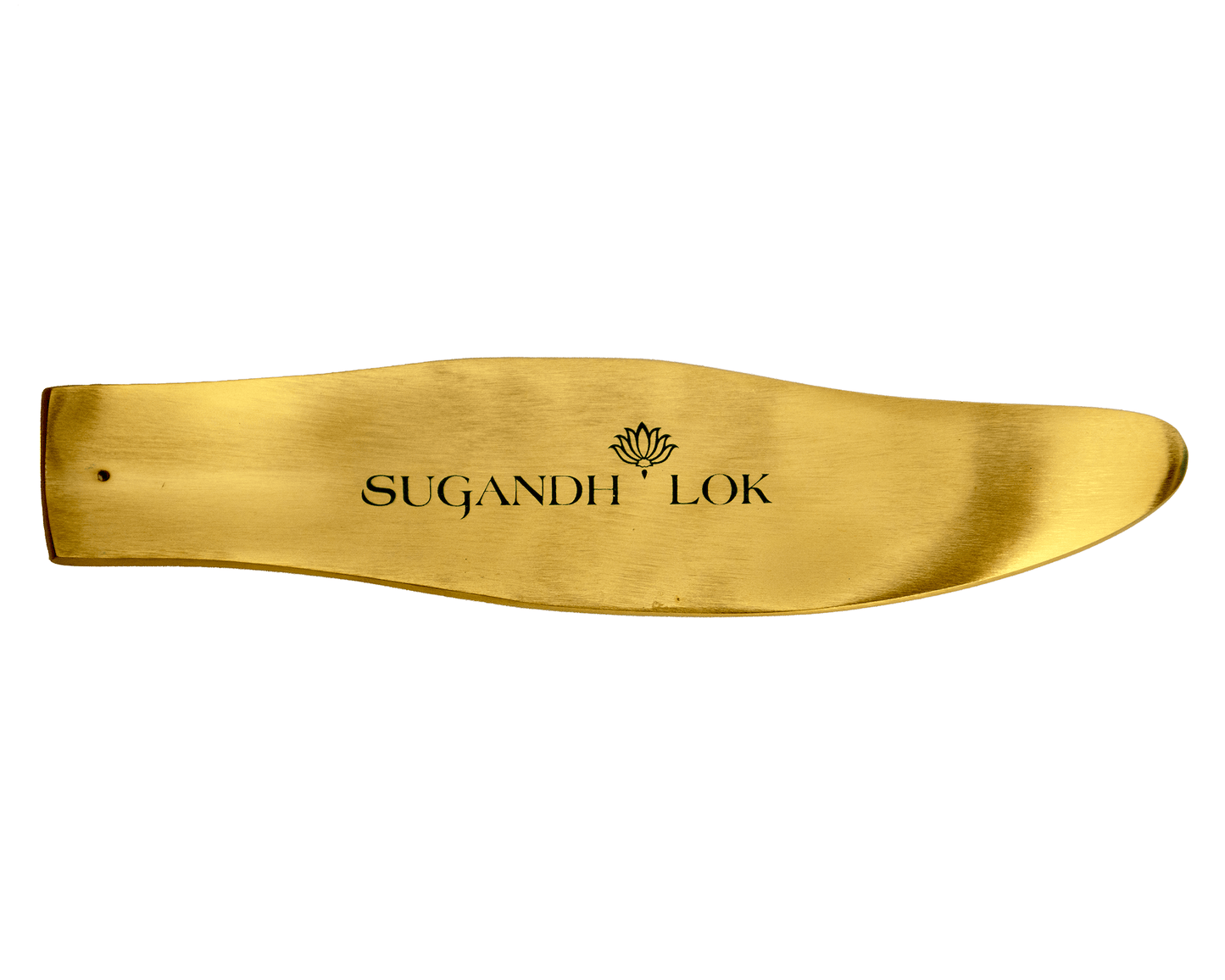 Leaf Agarbatti Holder (Gold)