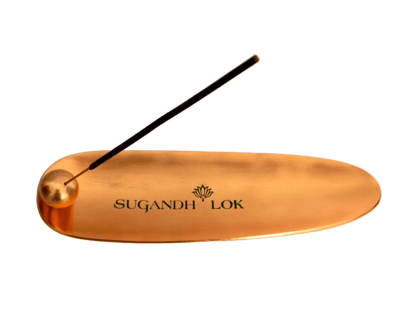 Oval Agarbatti Holder (Copper)