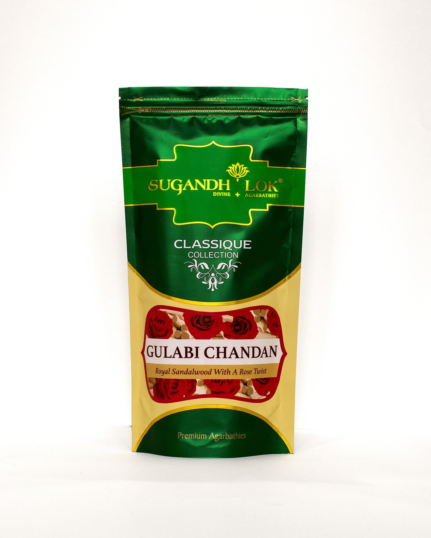 Gulabi Chandan Agarbatti Pouch by SugandhLok