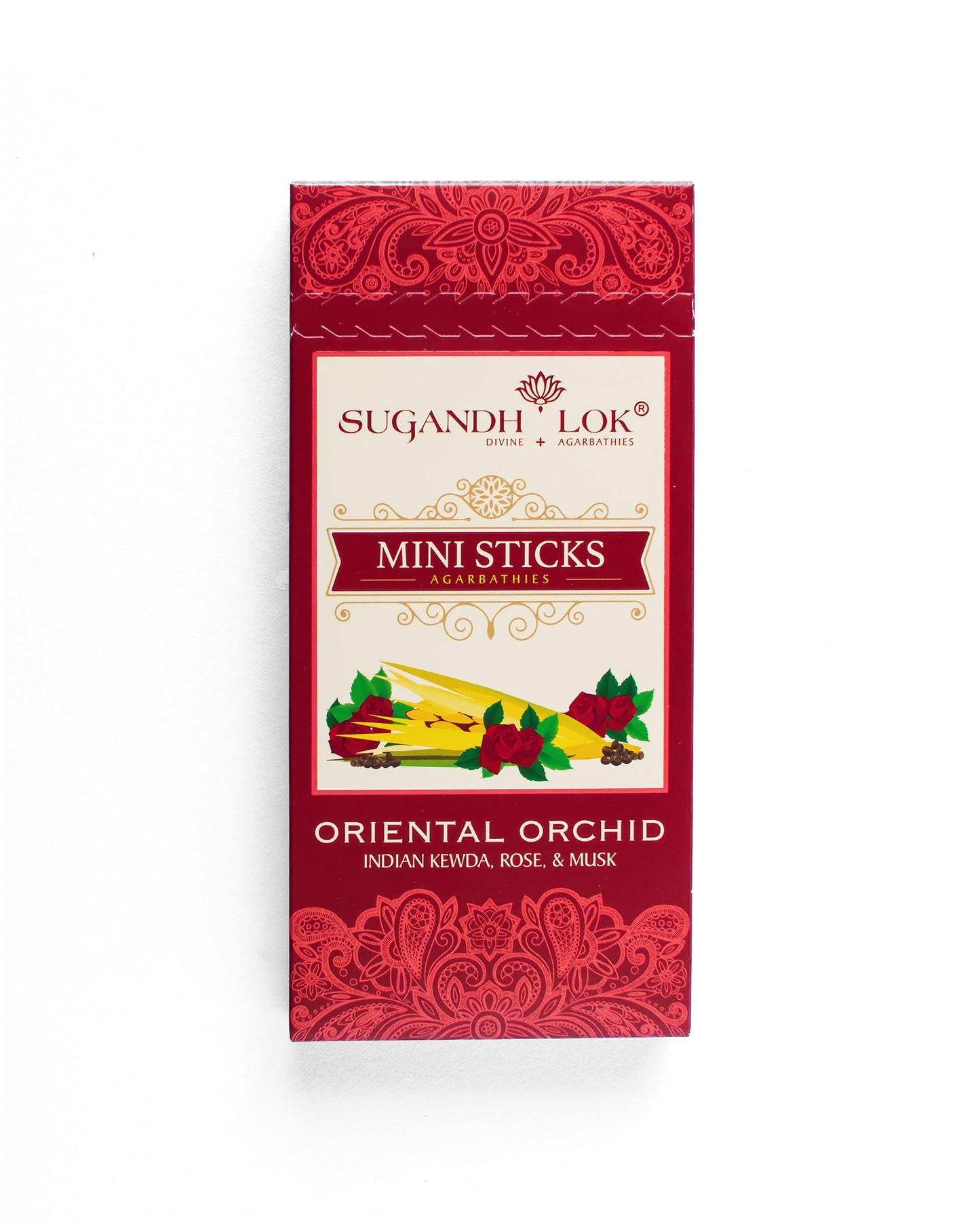 Oriental Orchid Agarbatti Mini Sticks Box by SugandhLok