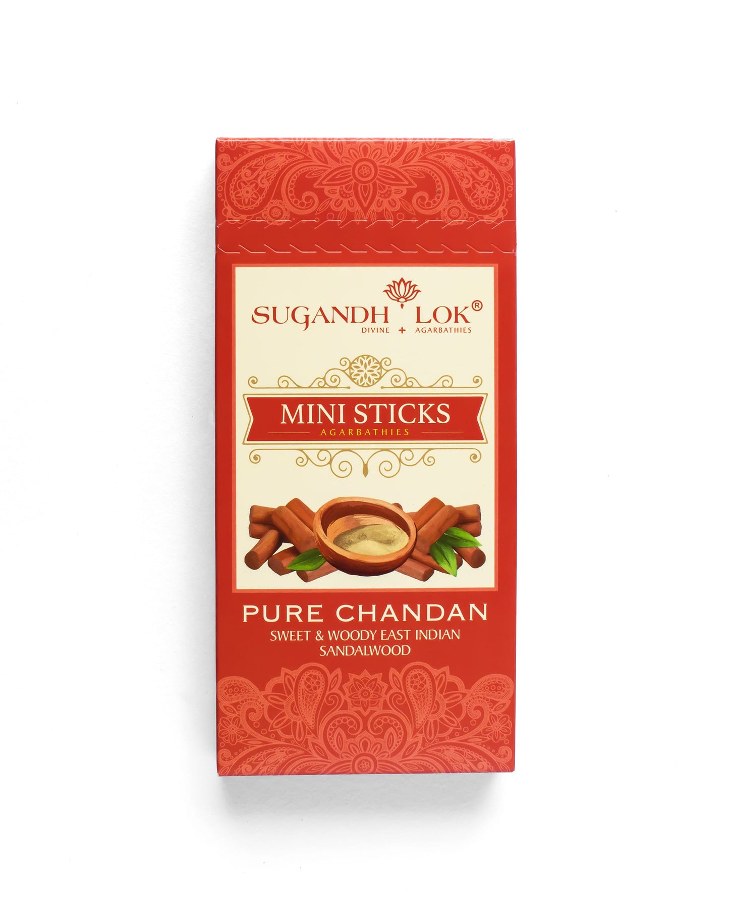 Pure Chandan Agarbatti Mini Sticks Pack by SugandhLok