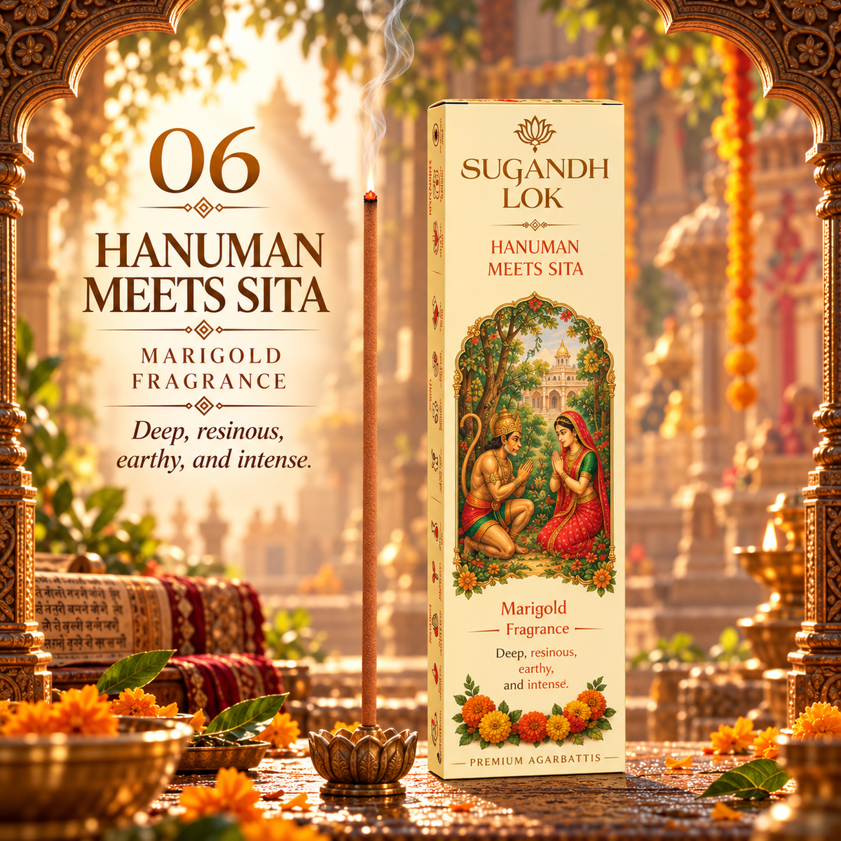 Ramayan Dhoop Sticks & Cones Gift Set