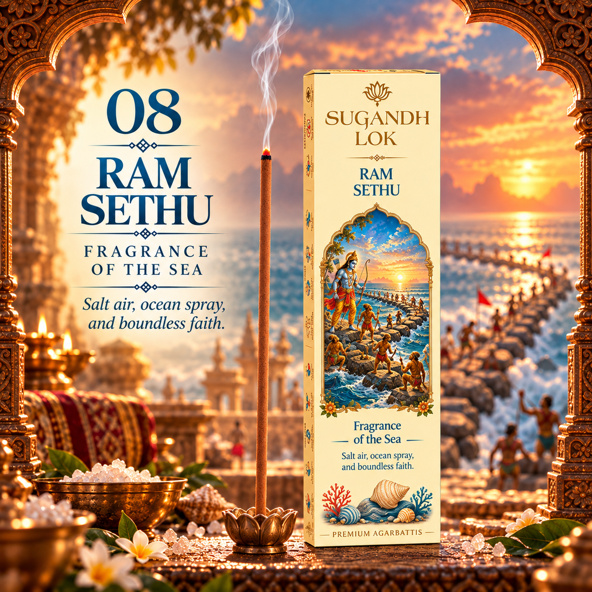 Ramayan Dhoop Sticks & Cones Gift Set