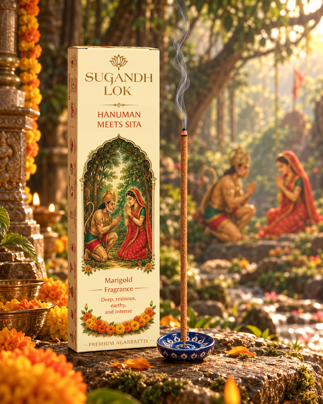 Hanuman Meets Sita