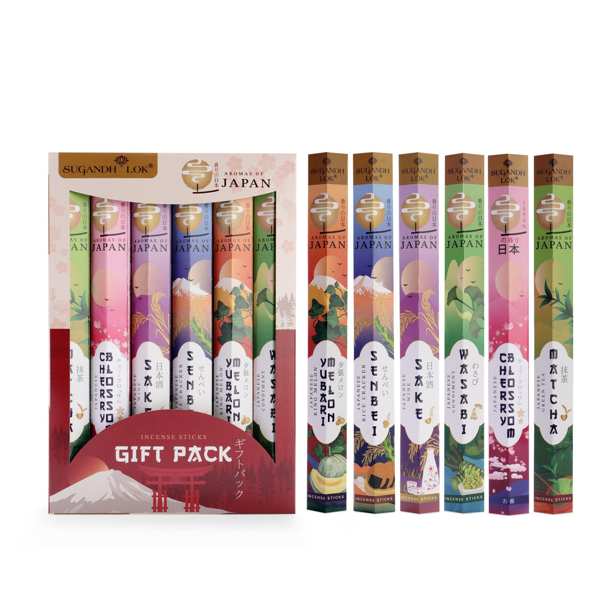 Aroma's of Japan – 6 in 1 Gift Pack (Offer)