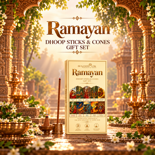 Ramayan Dhoop Sticks & Cones Gift Set