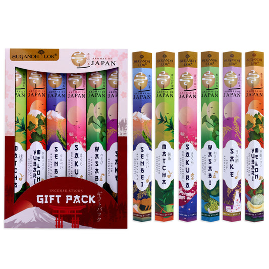 Aroma's of Japan 6 in 1 Gift Pack