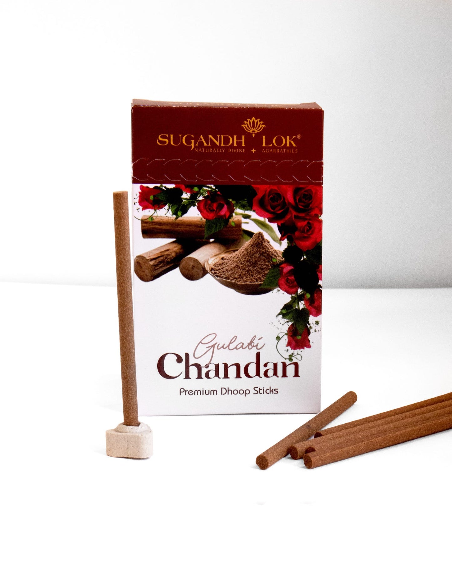 Front of Gulabi Chandan Dhoop Sticks Pouch