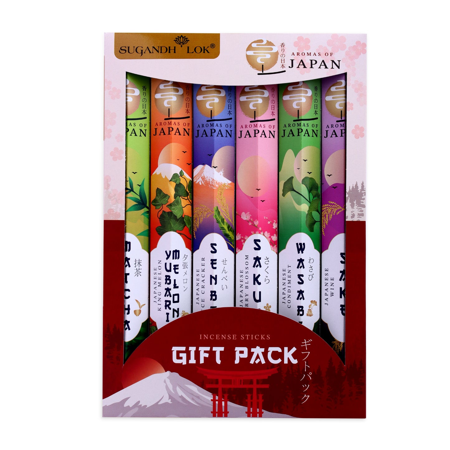 Aroma’s of Japan – 6 in 1 Gift Pack