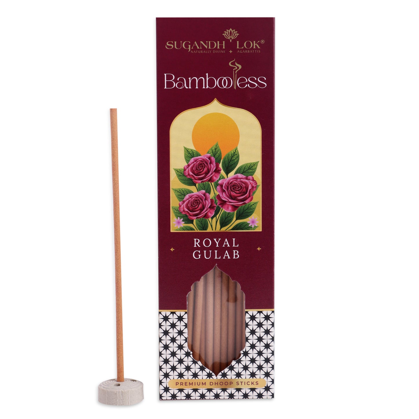 BAMBOOLESS ROYAL GULAB 90 GRAMS BOX