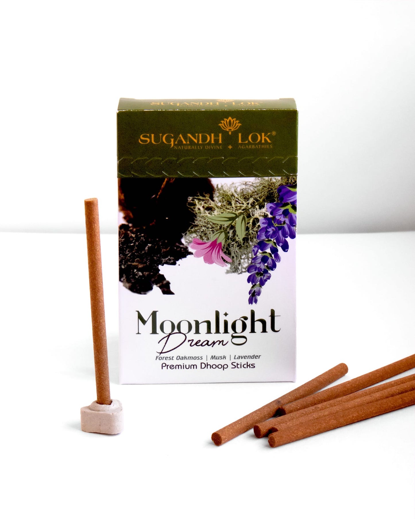 Front of Moonlight Dream Dhoop Sticks Pouch