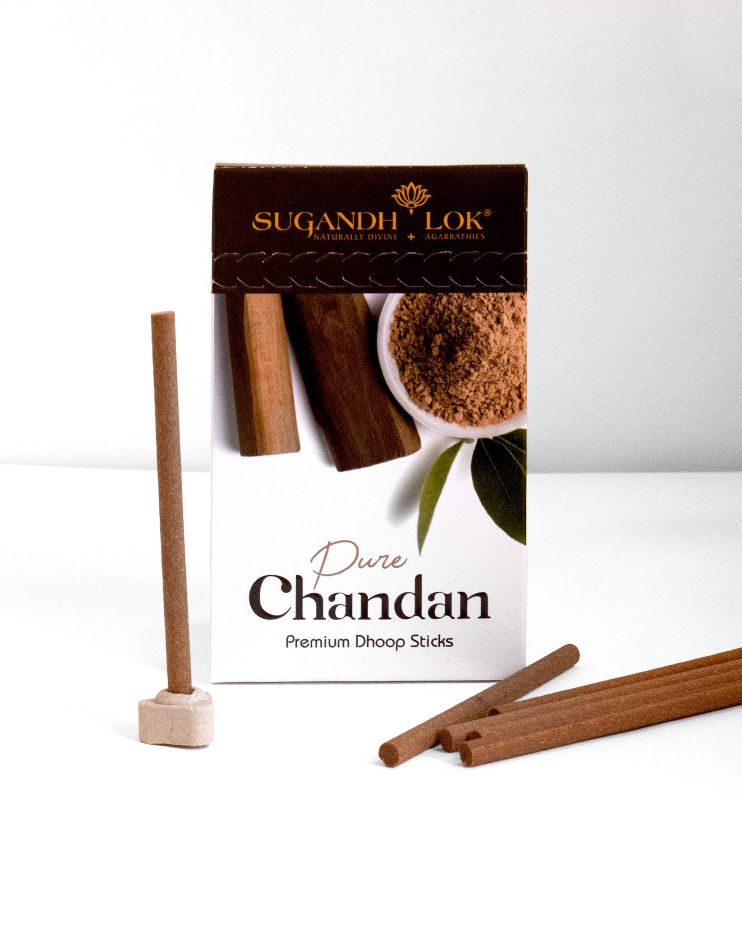 Front of Pure Chandan Dhoop Sticks Pouch