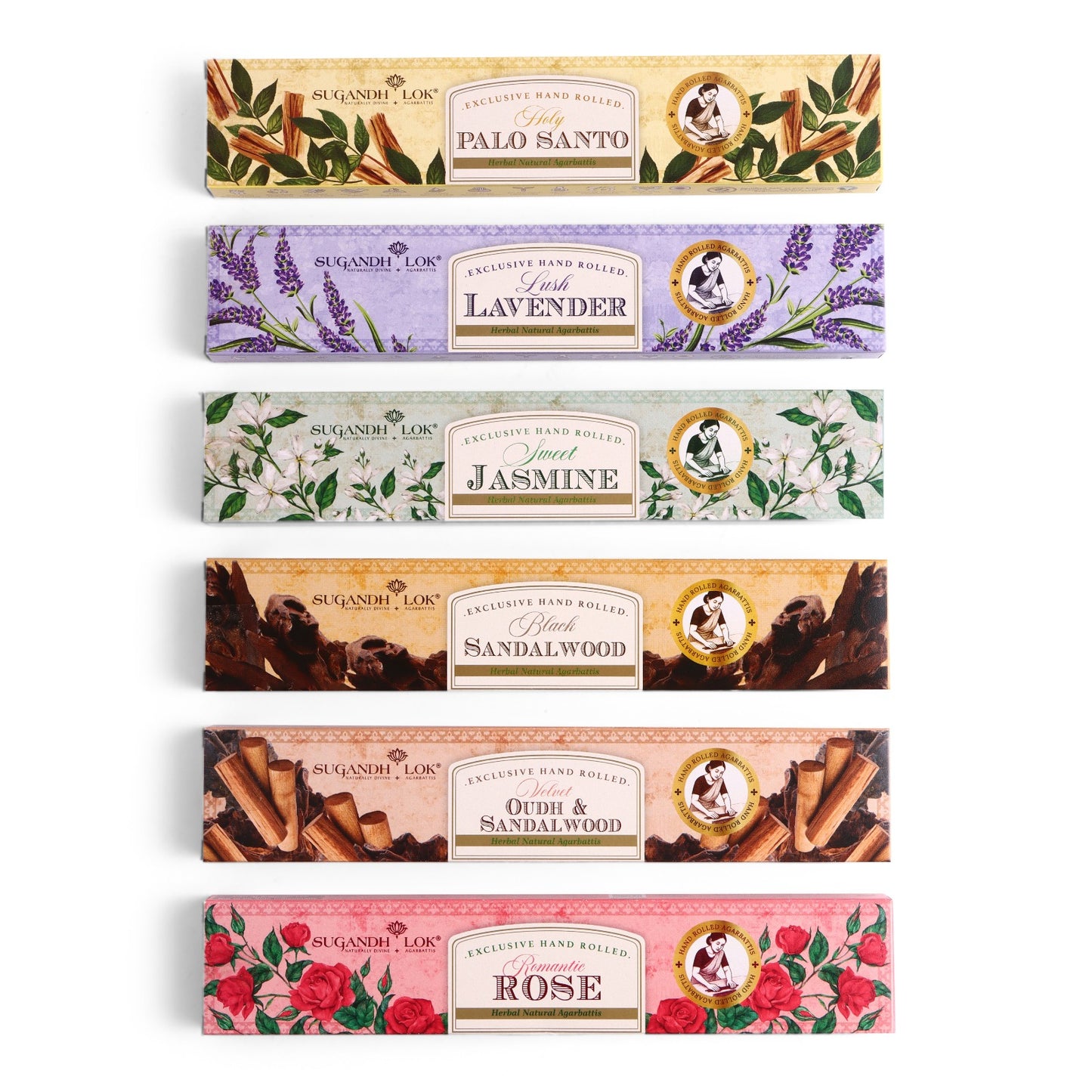 Exclusive Hand-Rolled Series 6 in 1 Gift Set