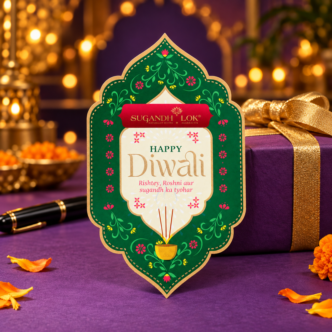 Diwali Wishing Card