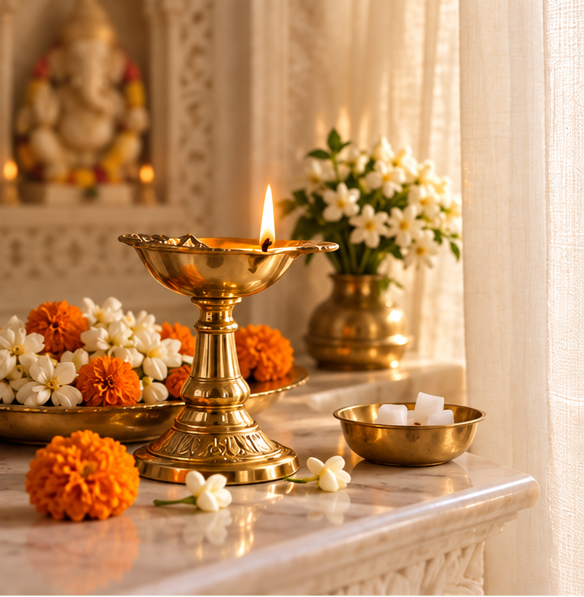 Dadi ki pooja. Poore ghar ka sukoon.