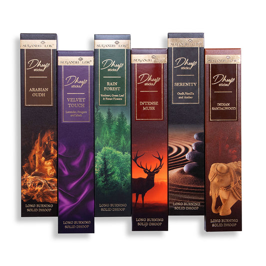 Whispers of the Woods - Combo of 6 Long Dhoop