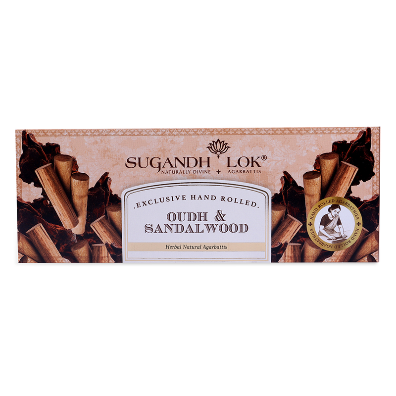 Oudh & Sandalwood - Hand Rolled Agarbatti