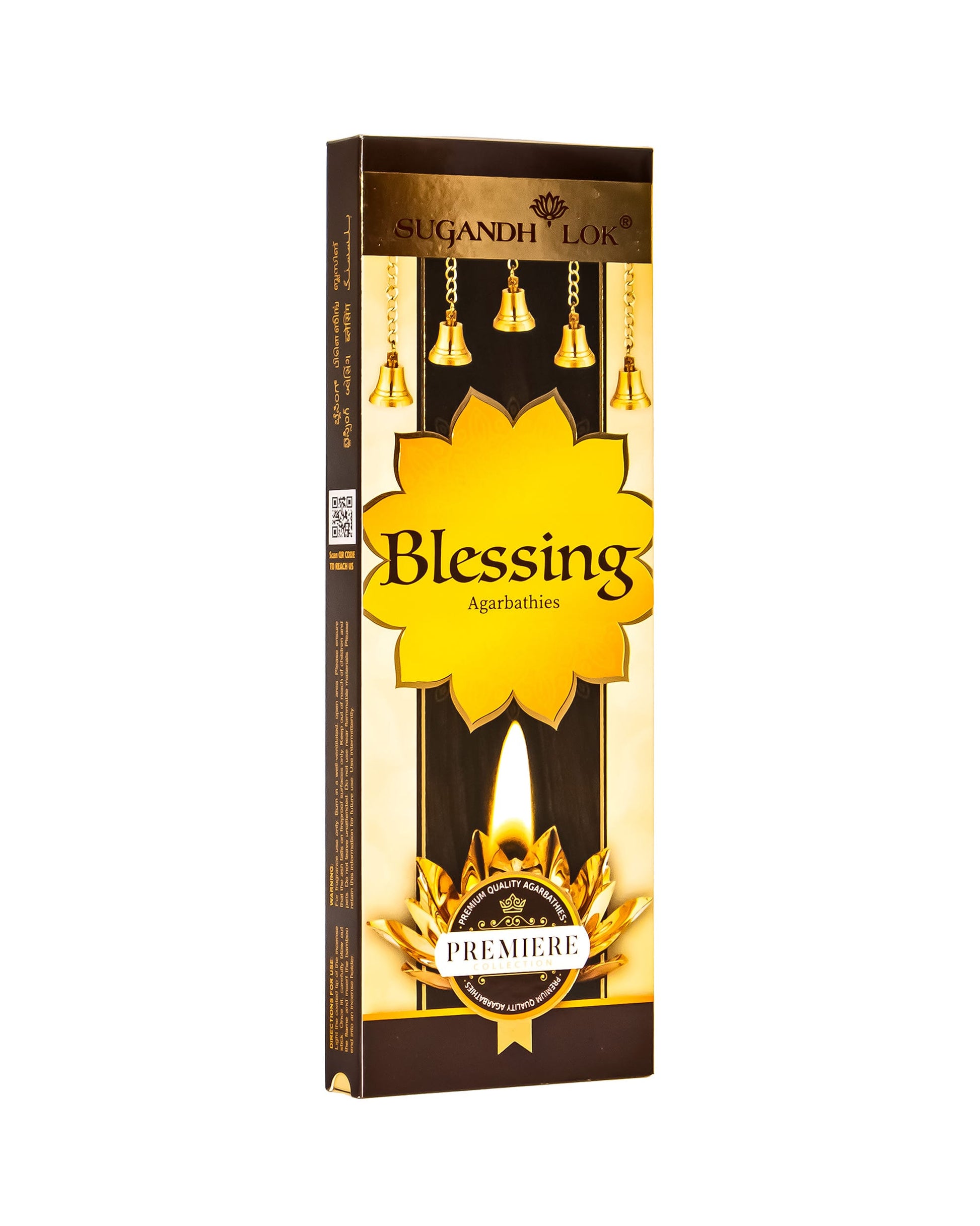 Front side-view of Blessing Agarbatti Pack