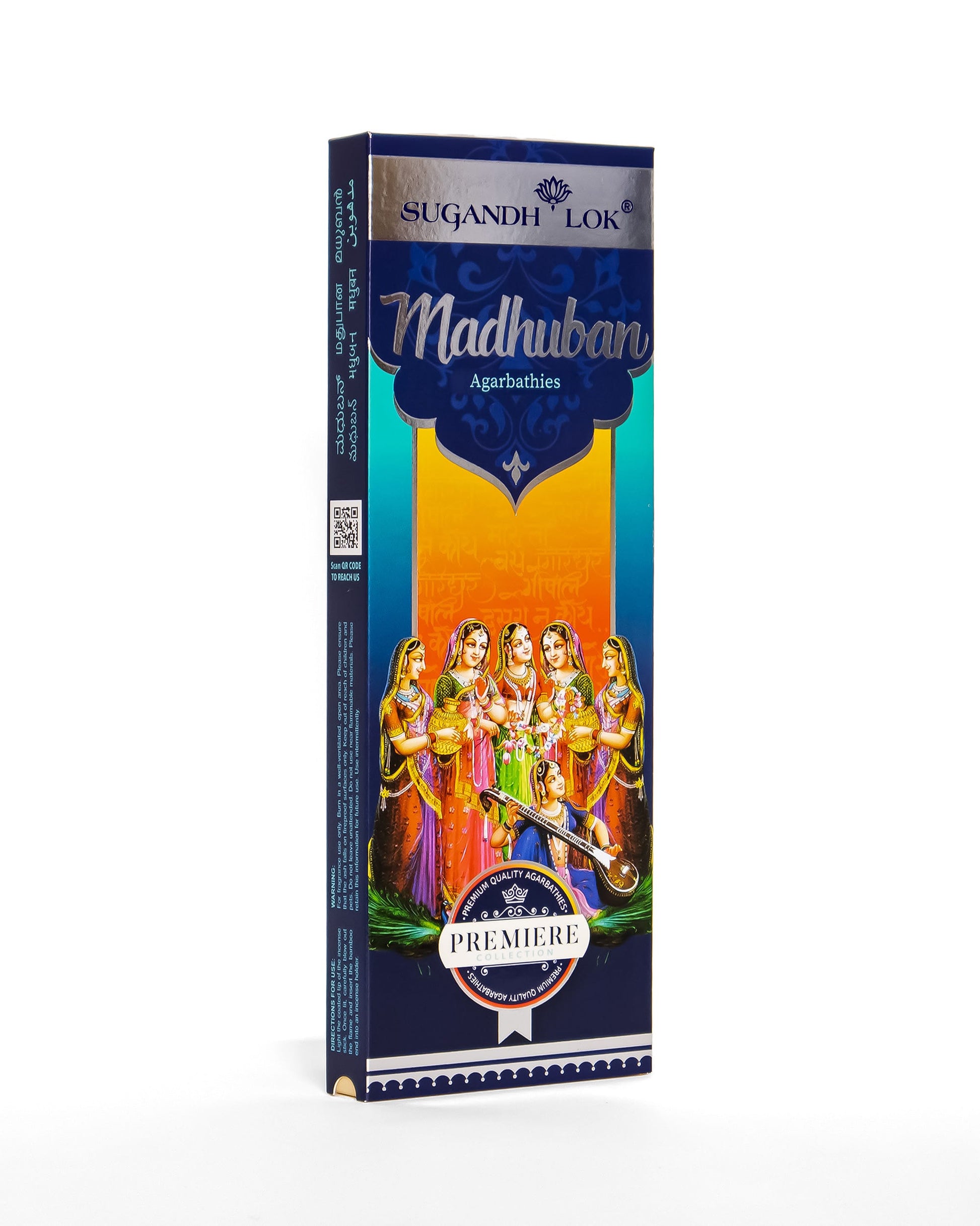 Front side-view of Madhubhan Agarbatti Pack