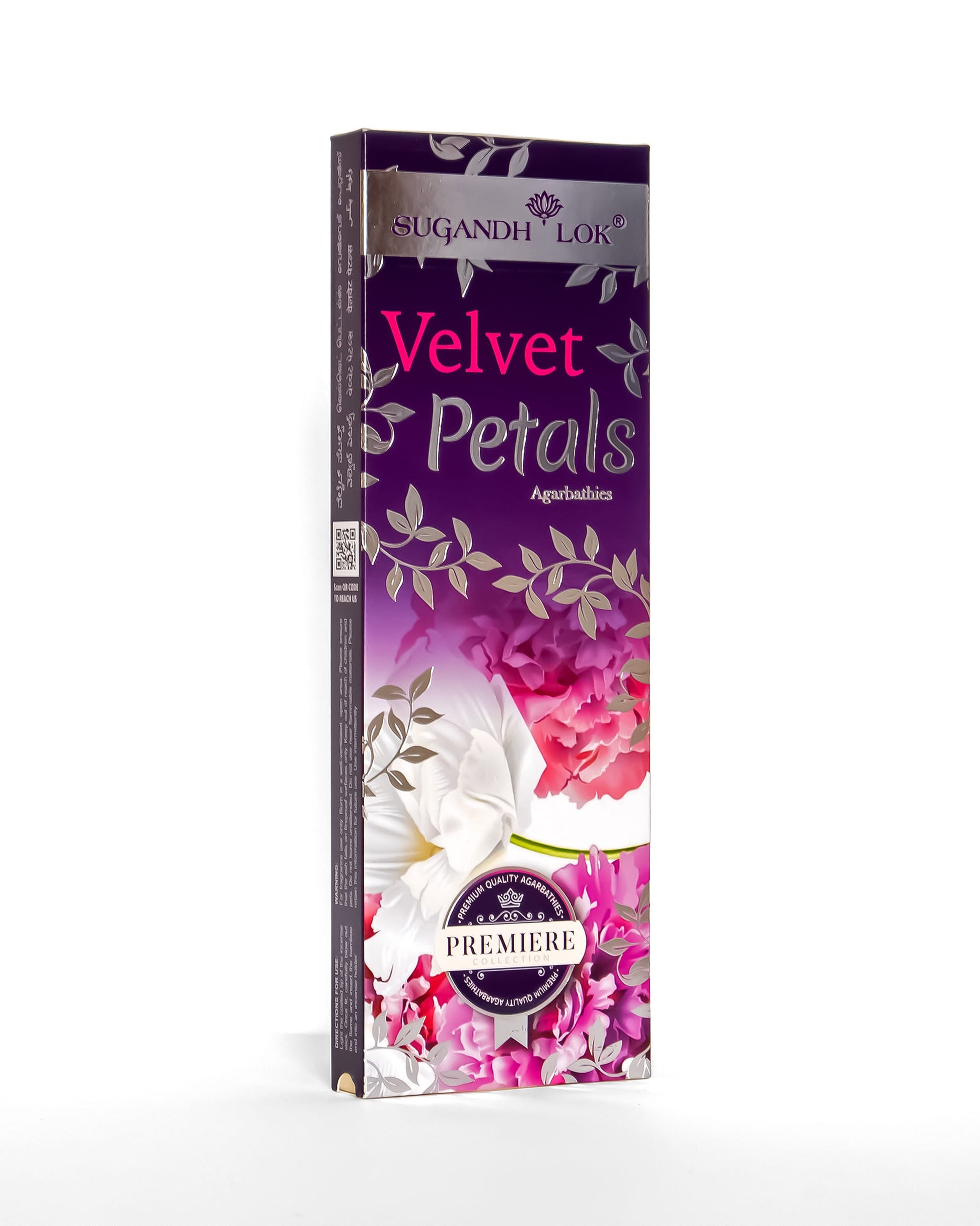 Side of Velvet Petals Agarbatti Pack