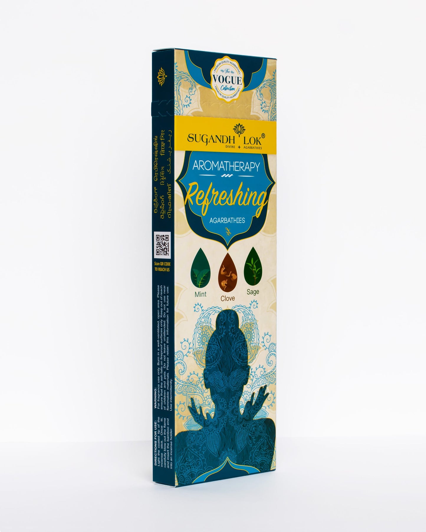 Front side-view of Refreshing Agarbatti Pack